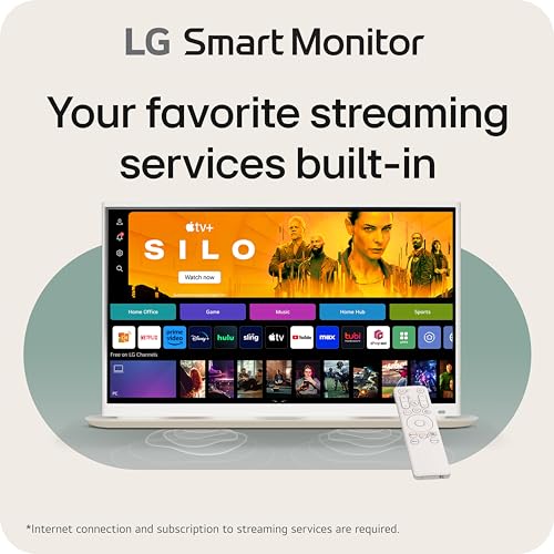 32-Inch 4K UHD Smart Monitor with IPS Display White Q37782