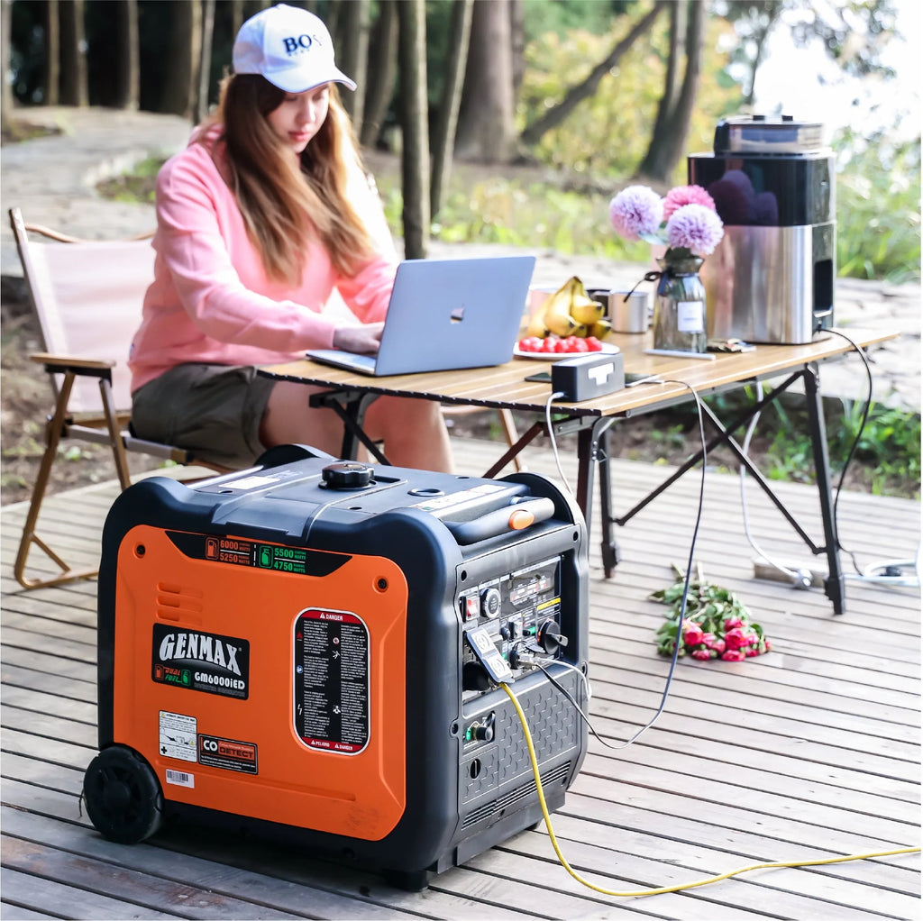 6000W Dual Fuel Portable Inverter Generator with Remote/Electric Start A7682