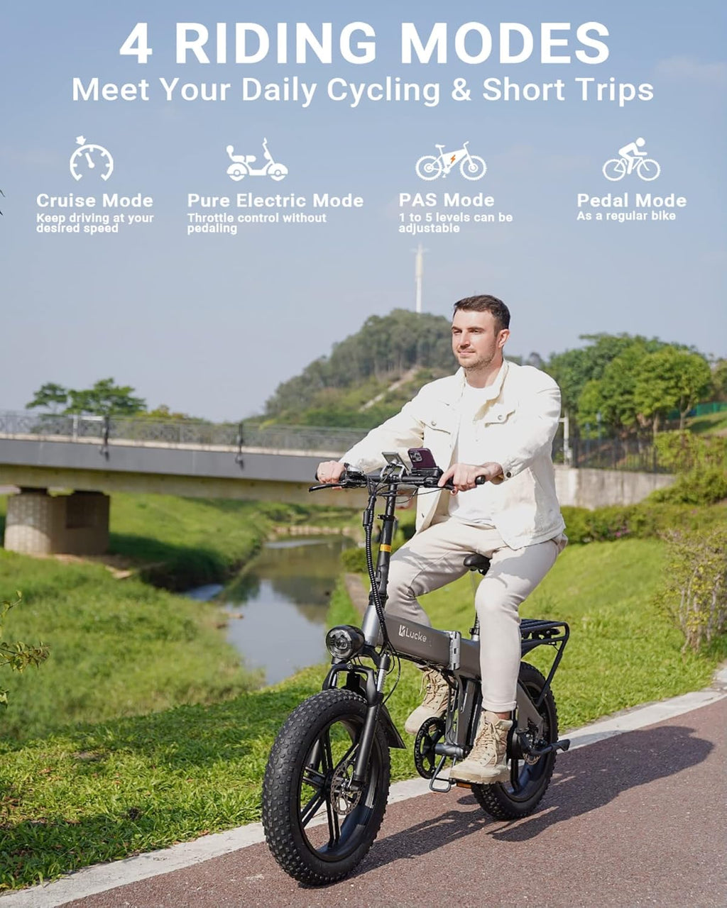 20" Fat Tire Folding Electric Bike G100199