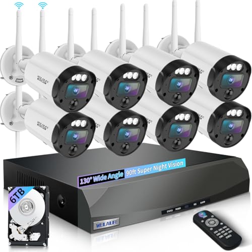 5MP Outdoor Wireless Security Camera System A1863