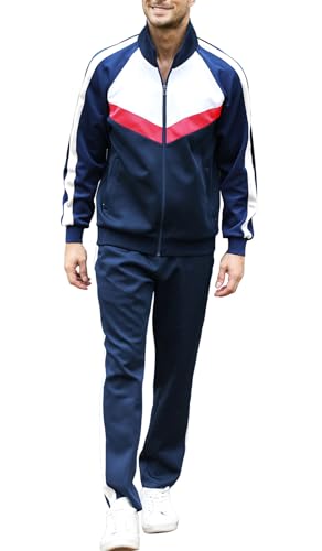 2 Piece Athletic Full Zip Tracksuit Set R961452