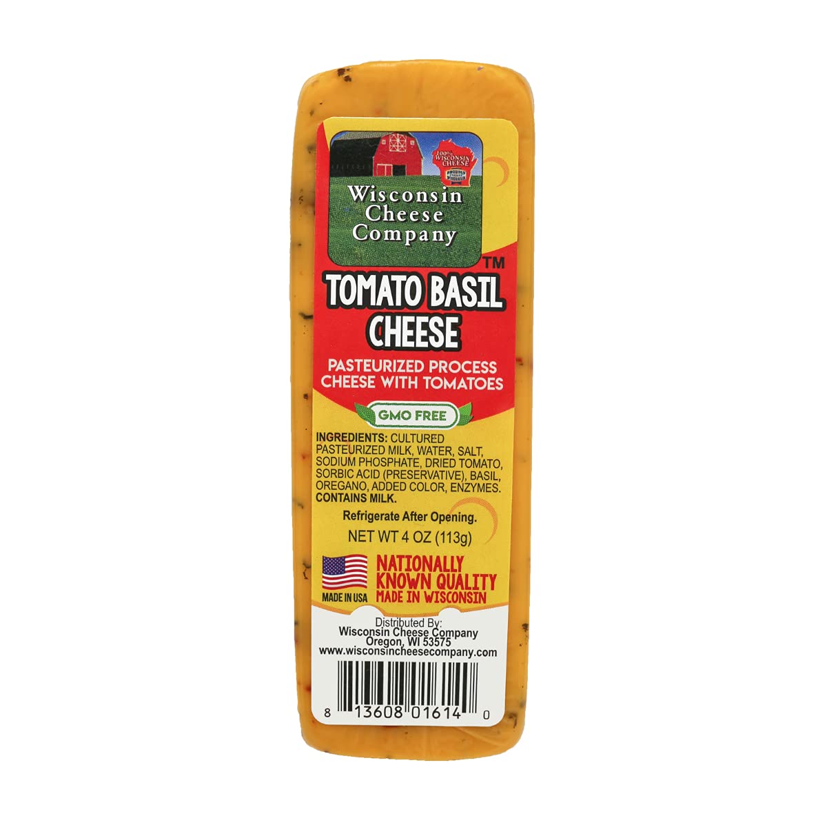 Specialty Cheese & Sausage Gift Basket with Gouda, Swiss, Smoked Cheddar, Salami Cheddar & Tomato Basil I5438
