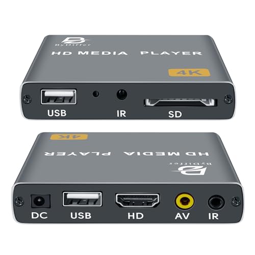 4K Digital Media Player with HDMI and AV Output O44364