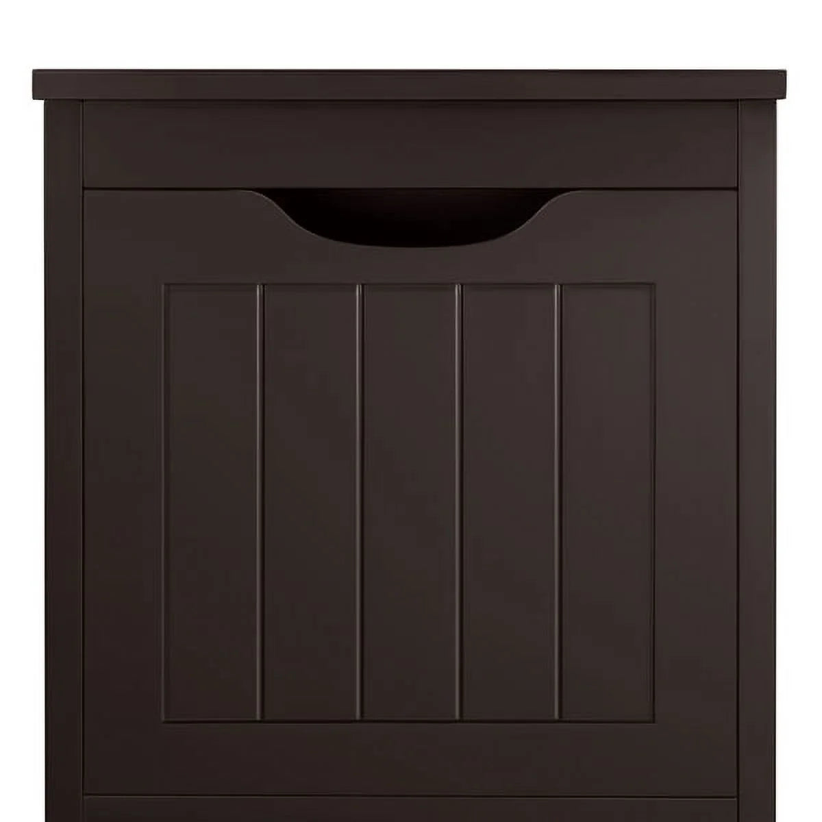 Espresso Wooden Bathroom Floor Cabinet with 2 Drawers and 1 Shelf Y180398