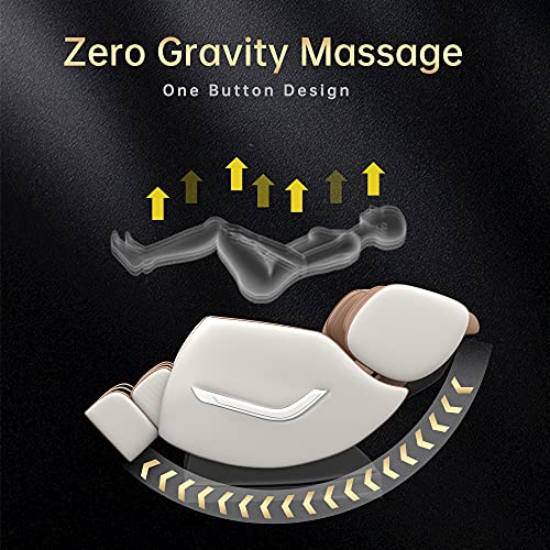 Brown Full Body Zero Gravity Massage Chair with Auto Modes V5119