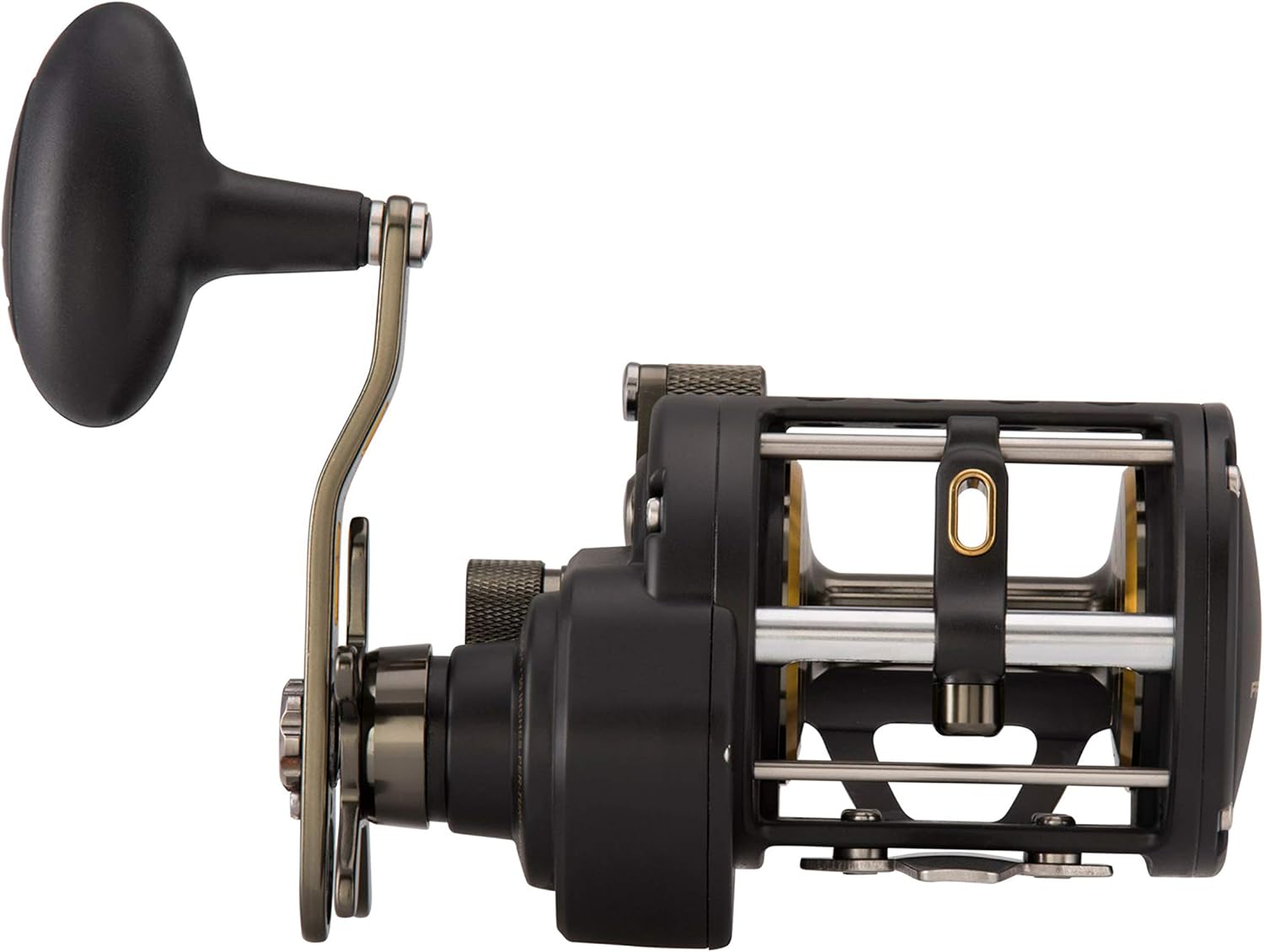 Black Gold Saltwater Casting Reel, 5.1 Gear Ratio, 30 lb Max Drag Q874475