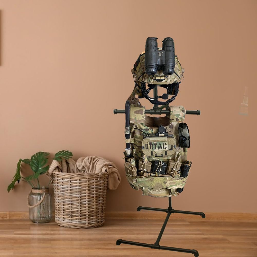Tactical Gear Stand - Tactical Vest Hanger - Duty Gear Rack Y373