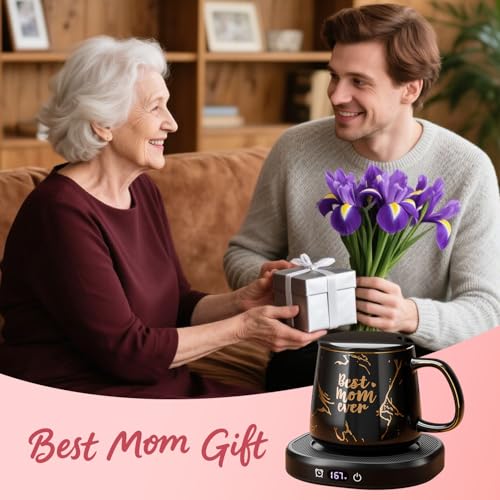 Electric Cup Warmer with Mug Set, 4-Temperature Setting F951571