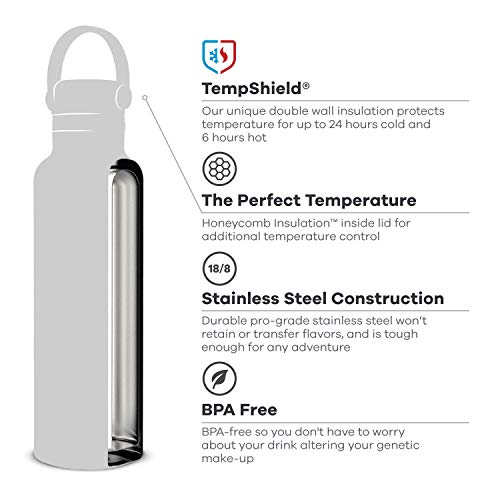 Stainless Steel Standard Mouth Bottle with Flex Cap Y929