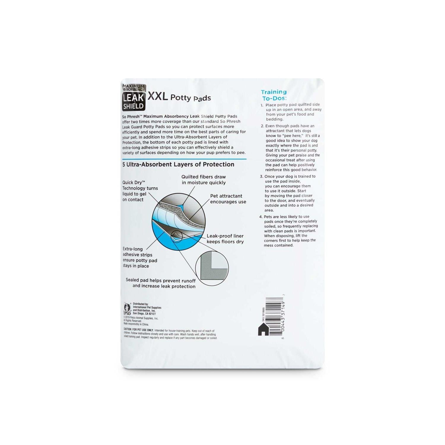 XX-Large Leak Shield Potty Pads W1612