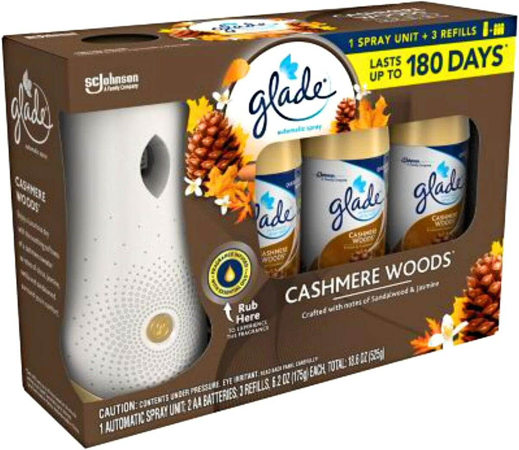 Cashmere Woods Air Freshener Holder with 3 Refills K578