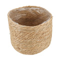 Seagrass Woven Plant Pot with Plastic Film Insert D2723