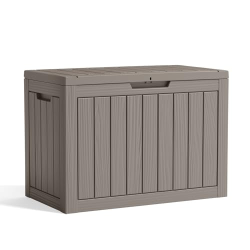 100 Gallon Black Resin Deck Box B500689