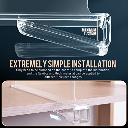 Clear Acrylic Shelf Dividers 4PCS C9499