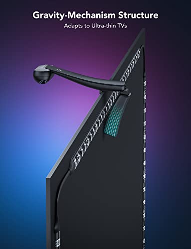 TV LED Backlight with Dual Cameras, RGBIC Wi-Fi LED Strip Lights Y320992