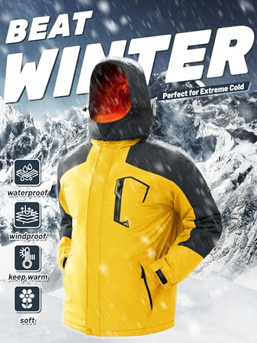 Waterproof Insulated Ski Jacket with Hood Z5808