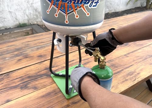 1LB Empty Propane Cylinder Tank with Refill Kit N73800