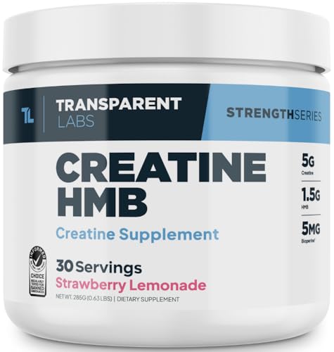 Creatine HMB 30 Servings Strawberry Lemonade & Creatine HMB 30 Servings Unflavored T56221
