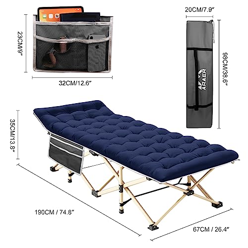 Portable Folding Camping Cot with Carry Bag B562440