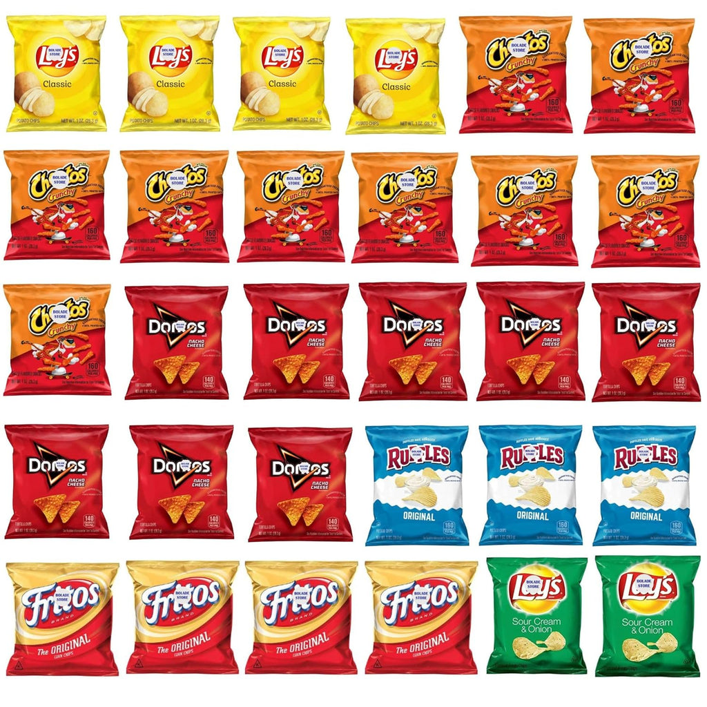 1oz Bag Potato Chips Variety Pack 30 Pack R489815