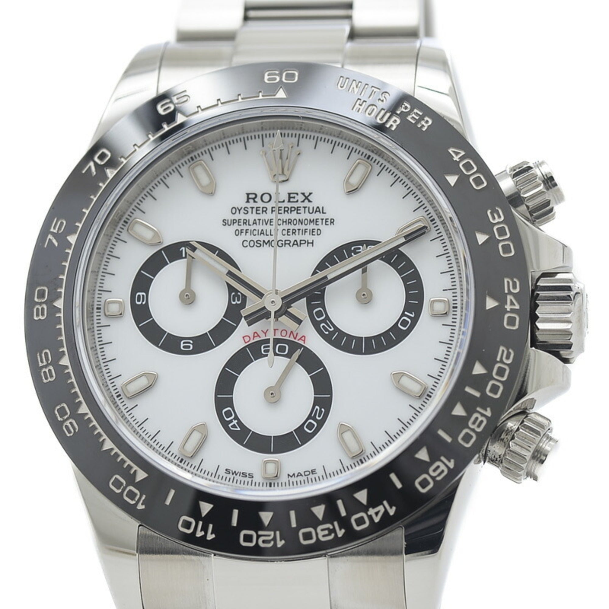 Pre-Owned Rolex Daytona Watch White Dial I561