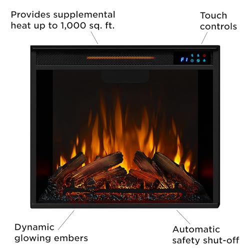 White Corner Electric Fireplace with Mantel Y393