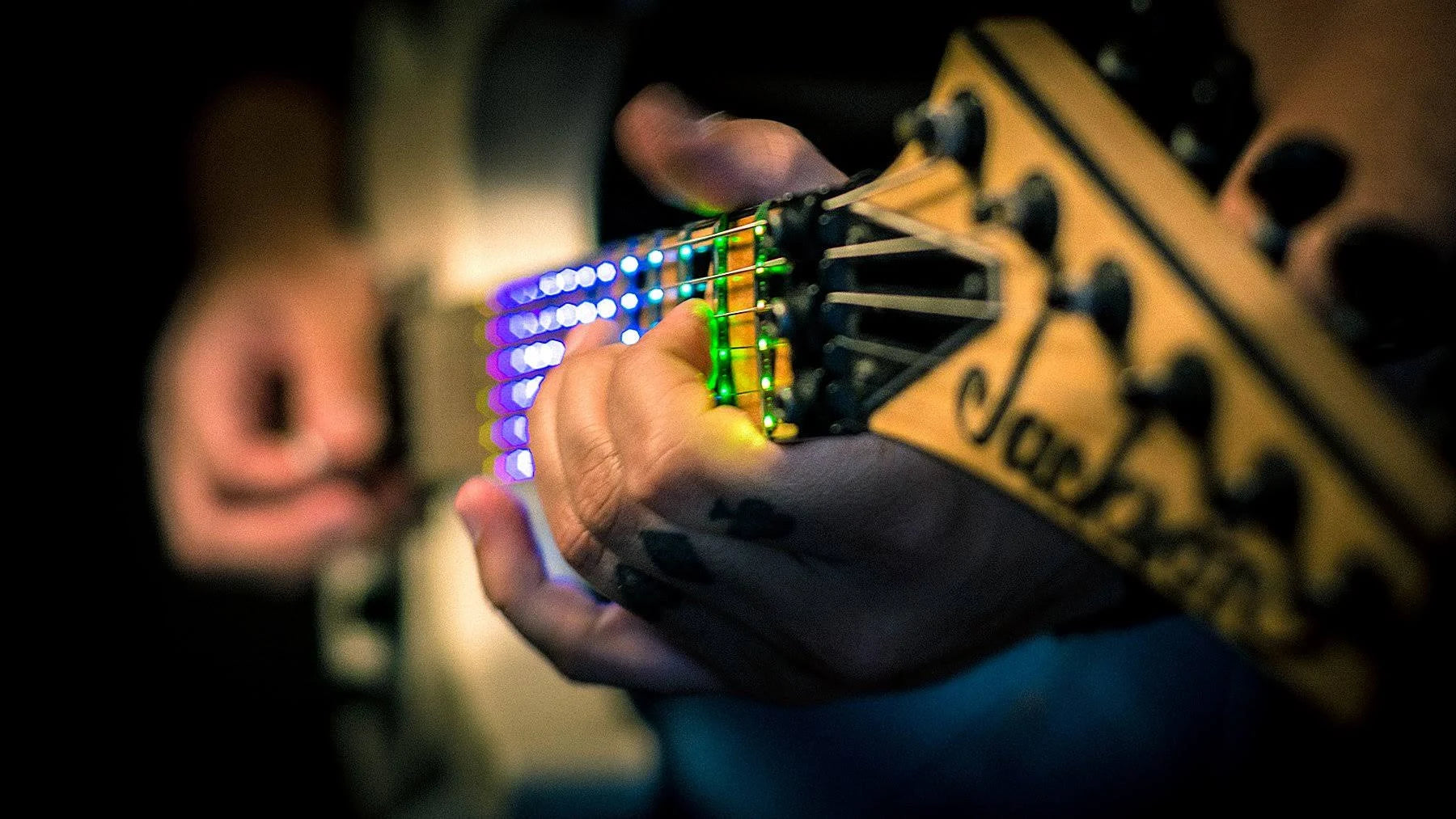 LED Guitar Instruction 25.5x22 Scale Length X366011
