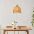 Bamboo Rattan Hanging Lamp Shade 17.72" Z60187