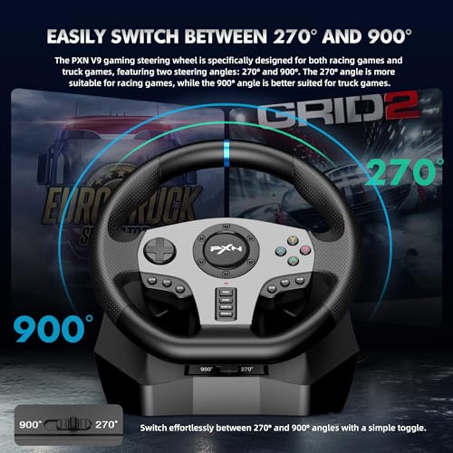 Racing Wheel with Shifter and Pedal for PS4, PC, PS3, Xbox M965