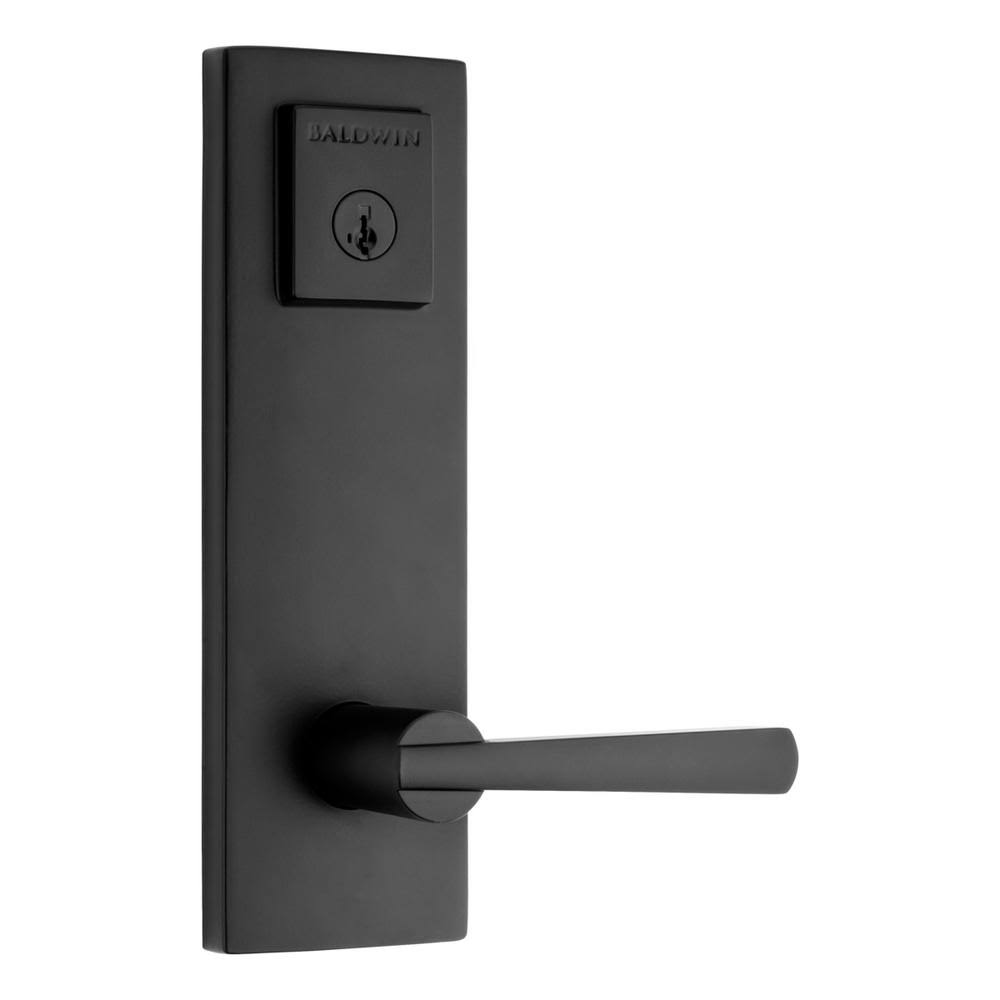 Matte Black Universal Entrance Door Handleset F912