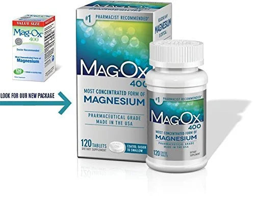 120 Tablets Magnesium Supplement 2 Pack C4652
