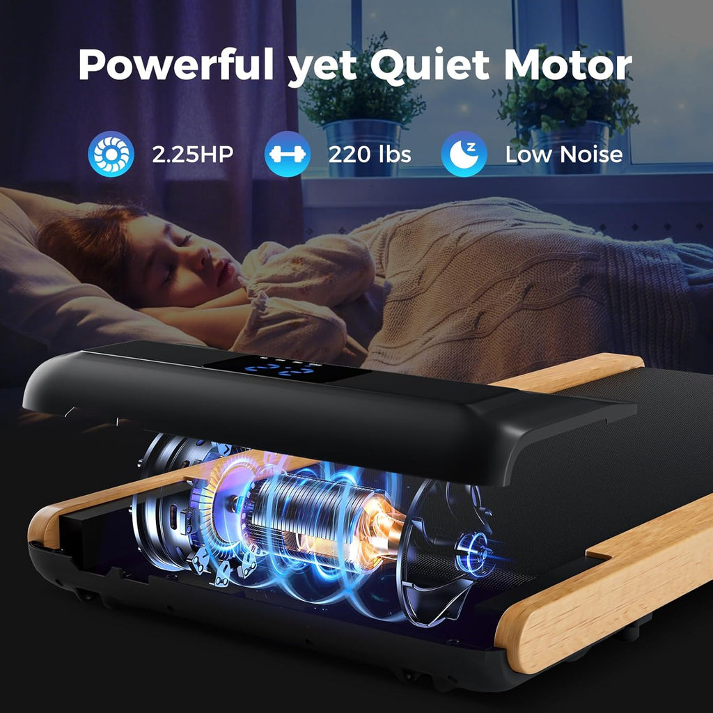 Walking Pad Treadmill with Remote Control and LED Display O77982