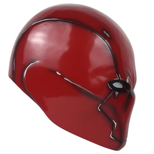Metallic Effect Red Hood Mask Deluxe Cosplay Prop H564759