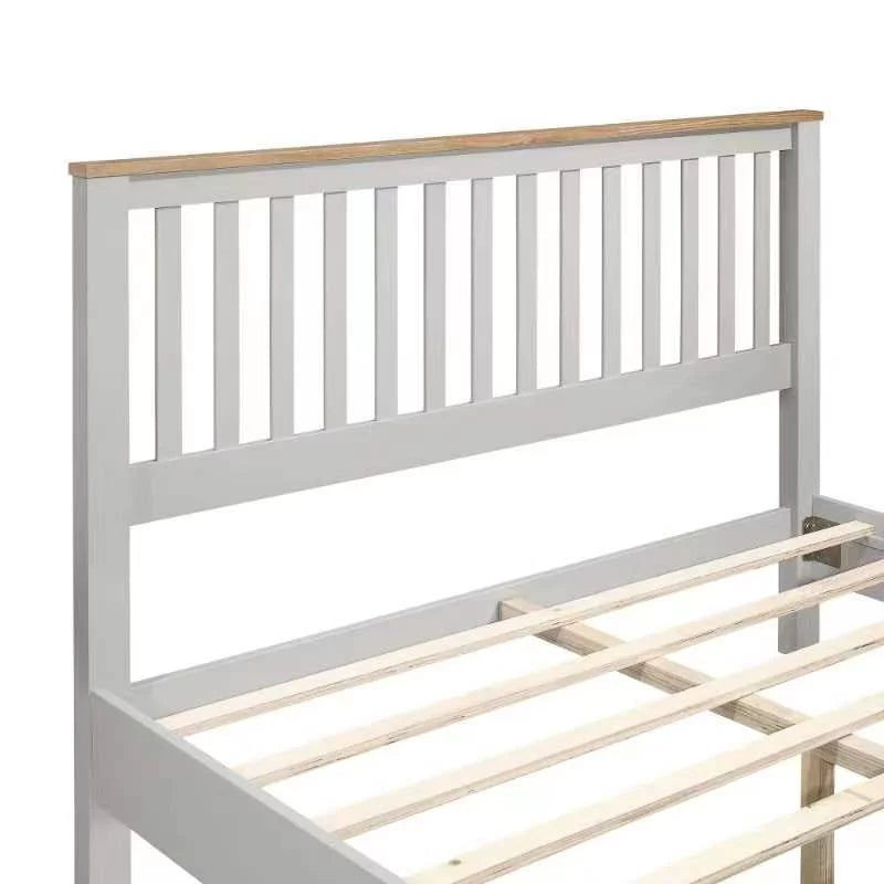 Gray Queen Bed Frame with Headboard Z337728