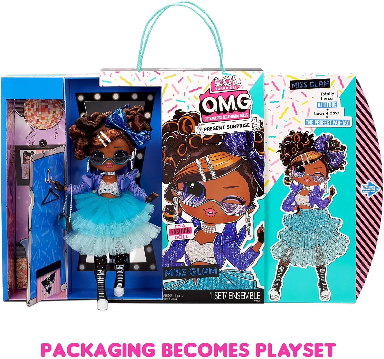 Fashion Doll with 20 Surprises, 5 Fashion Looks, Multicolor R563