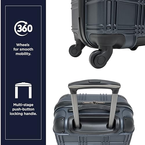 Charcoal 28-Inch 4-Wheel Spinner Travel Luggage H263242
