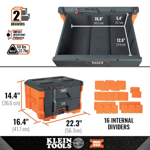 3-Drawer Modular Toolbox with 24 Dividers F7993