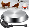 12 Inch 5 Gallons Poultry Drinker Heater Base with Thermostat and Power Cord B241416