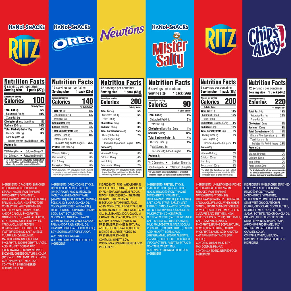 56 Snack Packs Variety Pack S830721