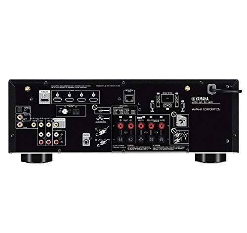 Black 5.1-Channel Network AV Receiver with 2 Wireless Speakers L121358