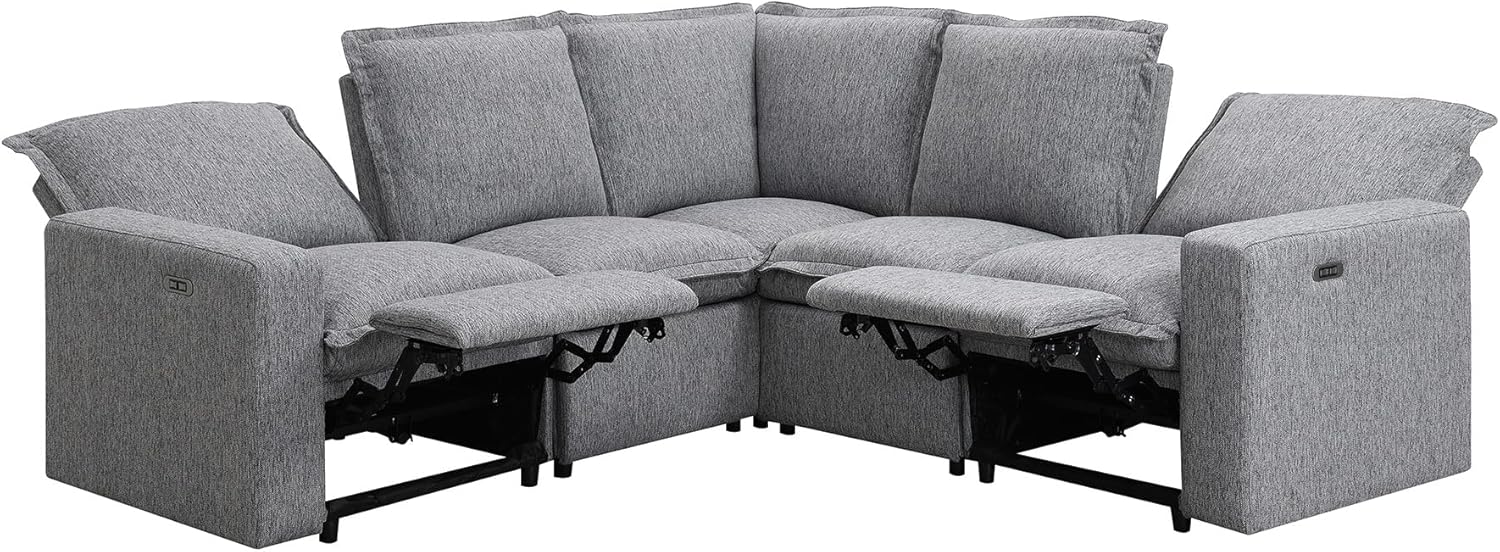 Modular Sectional Sofa with Power Recliner and USB Port Z74818