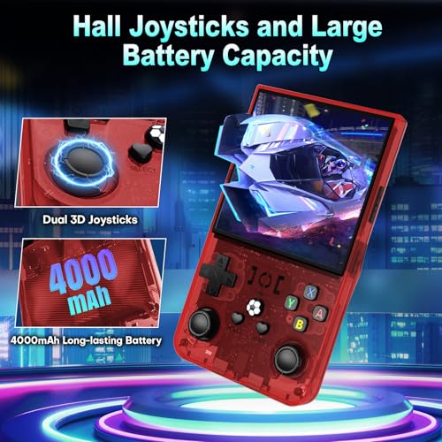 4.0 inch IPS Screen Handheld Retro Game Console (Transparent Gray) N1247
