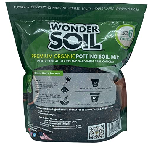 Organic Potting Soil, 3 LBS Bag Expands to 12 Quarts M688