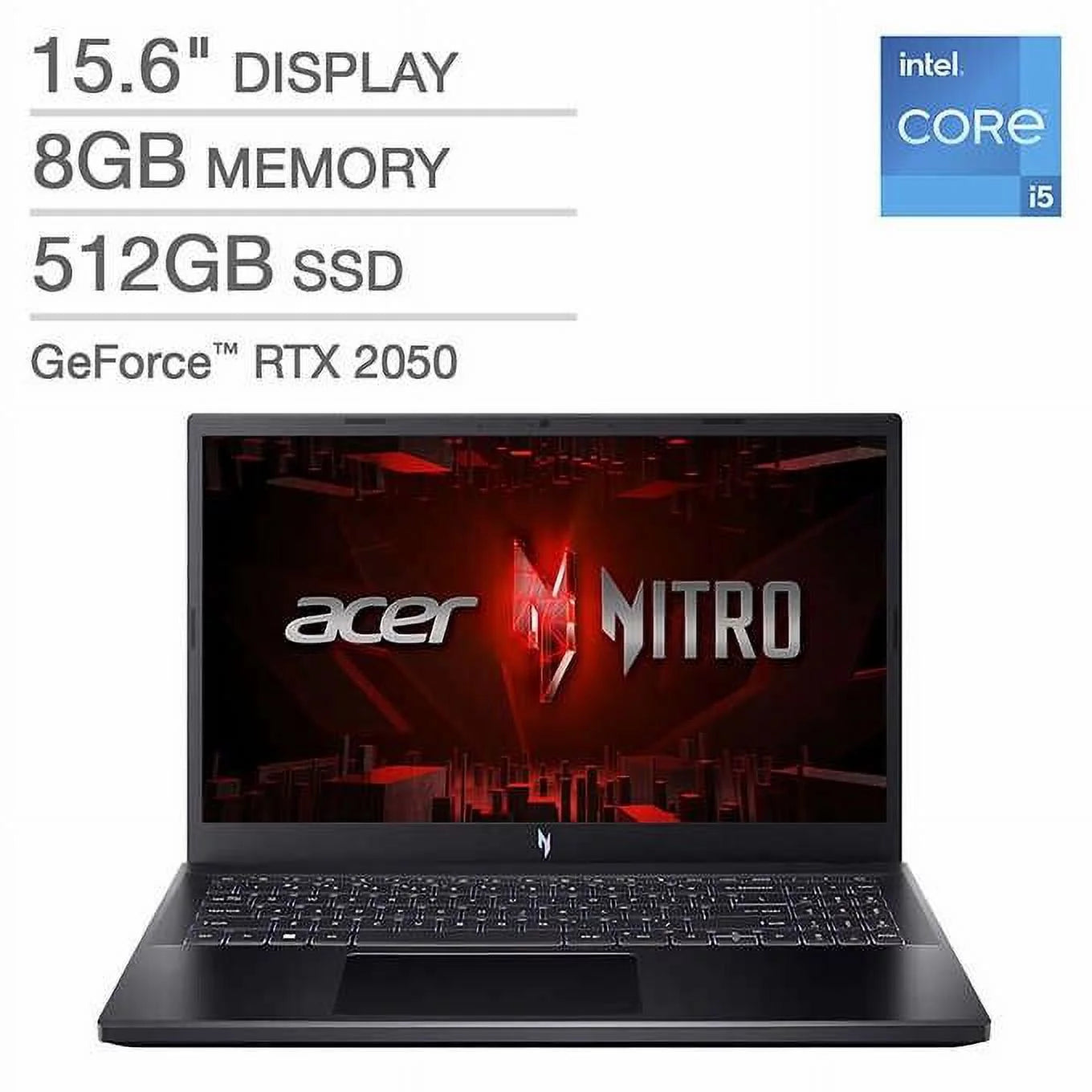 15.6" Gaming Laptop with 13th Gen Intel Core i5-13420H Processor U128802