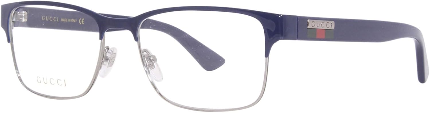 Blue Full Rim Rectangle Eyeglasses 56mm O856014