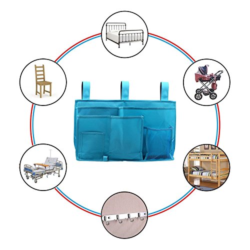 Large Pocket Hanging Storage Organizer (Light blue) T271034