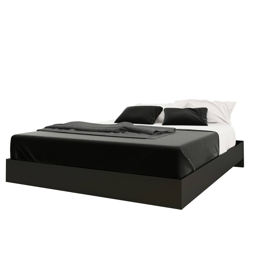 Black u0026 White Queen Size Bedroom Set V8565