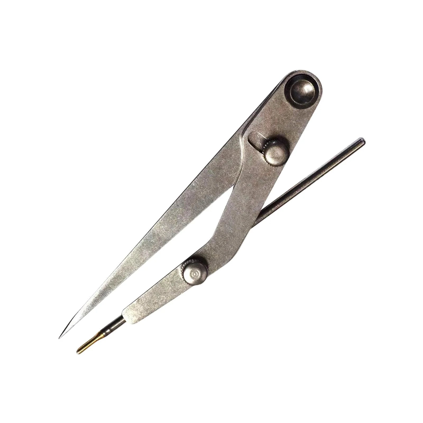 Leather Wing Divider Adjustable Compass for Woodworking Marking O796