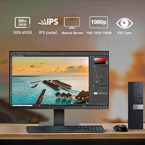 16GB DDR4 Ram 512GB M.2 NVMe SSD Desktop Computer with 24 inch Monitor L444