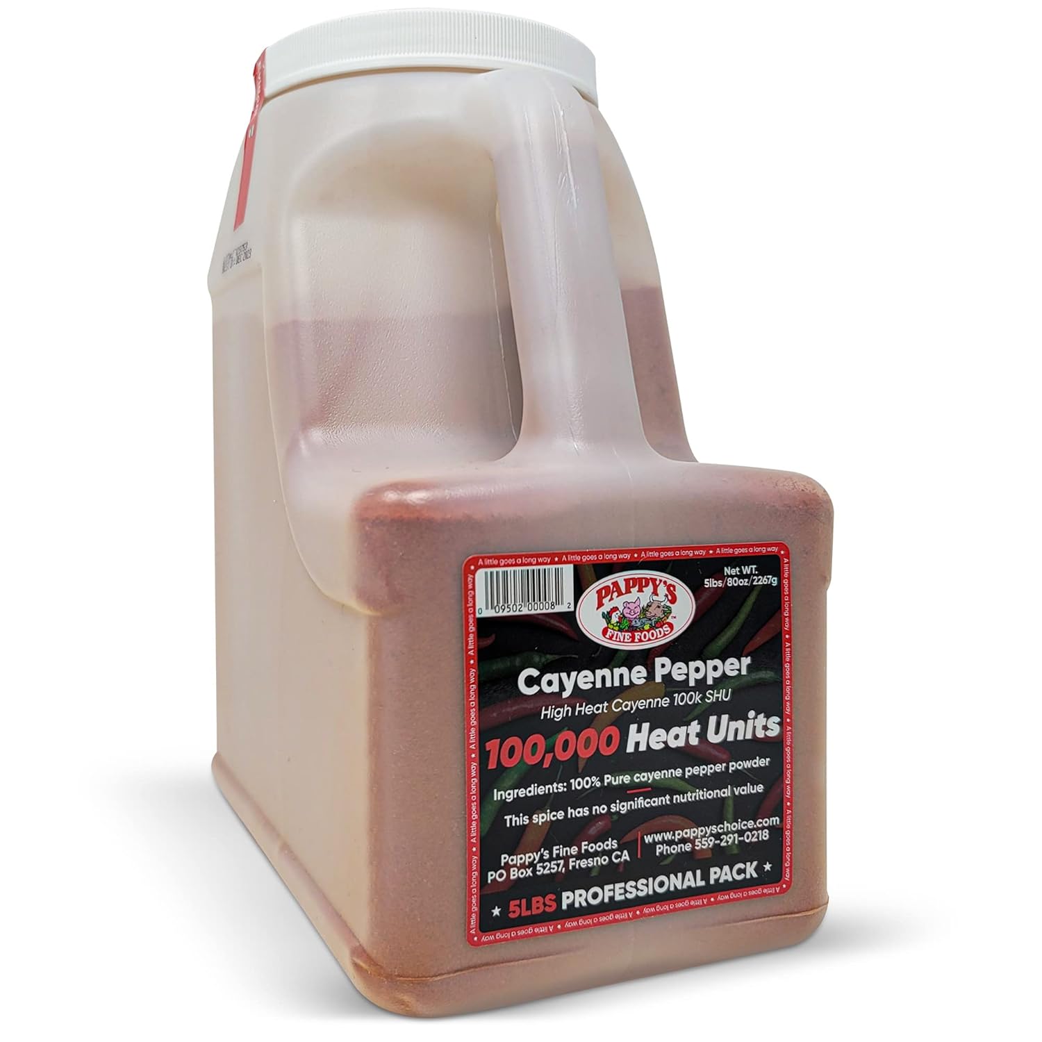 100,000 Heat Units 5lb Cayenne Pepper Powder L943748